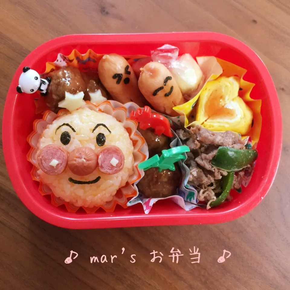 次男☆2歳☆お兄ちゃんが遠足〜なので次男はお家で♪お弁当♪|ma-chanさん