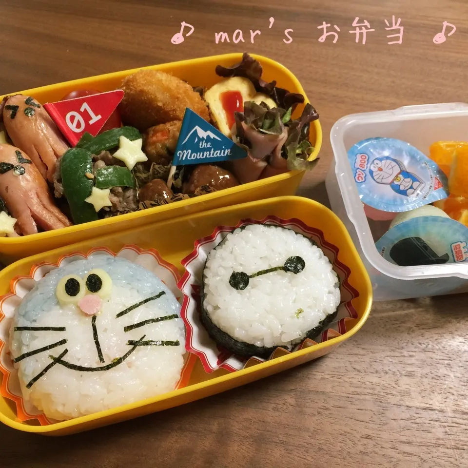 長男☆小学4年生☆春の遠足〜♪お弁当♪|ma-chanさん