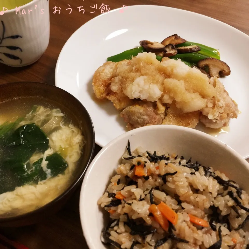 フライパンでカリカリ♪鳥もも肉を大根おろしとぽん酢で☆|ma-chanさん