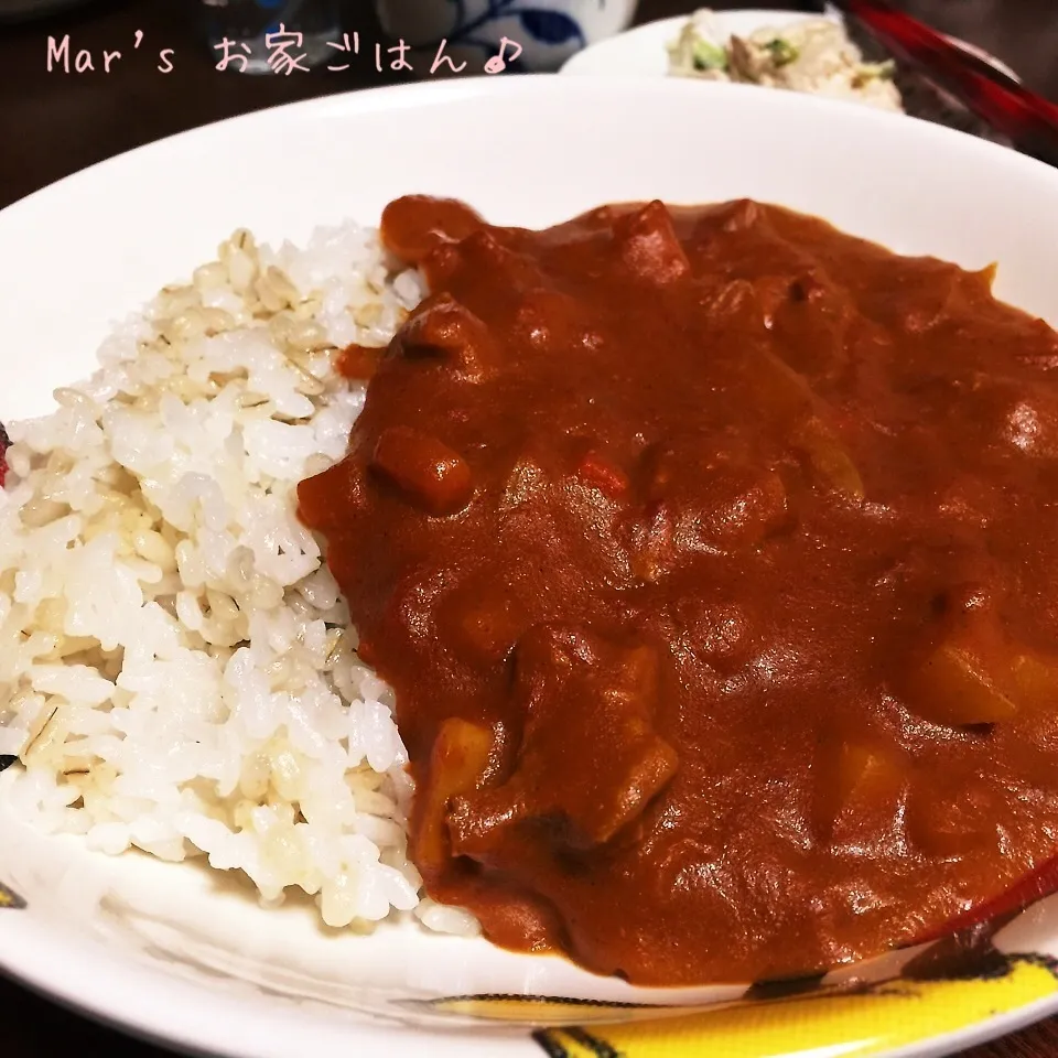 Snapdishの料理写真:ちゃんちーさんのバターチキンカレー♡麦ごはんで♫|ma-chanさん