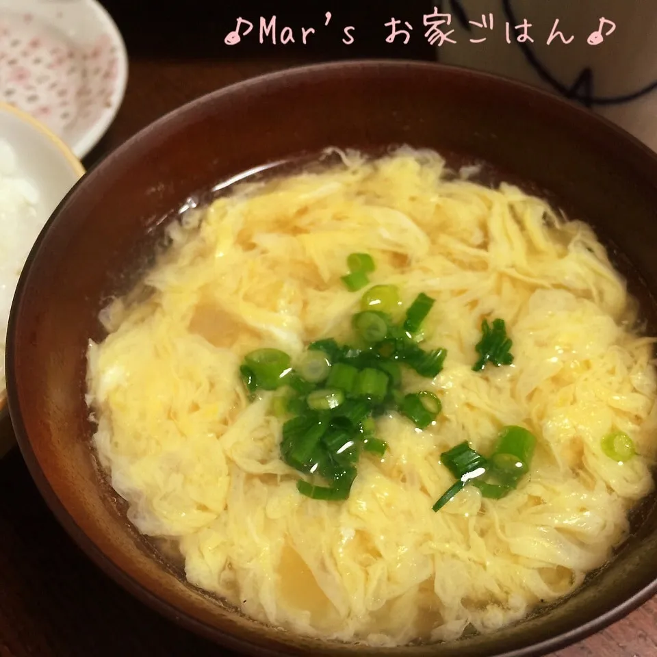 ♪ふわぁんふわぁん♪たまごスープ☆|ma-chanさん