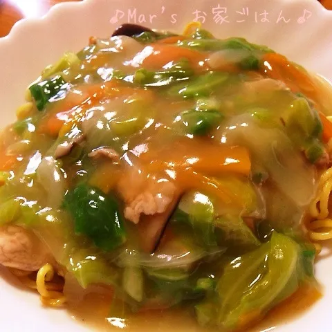 お家にある野菜で♪あんかけ焼きそば☆|ma-chanさん