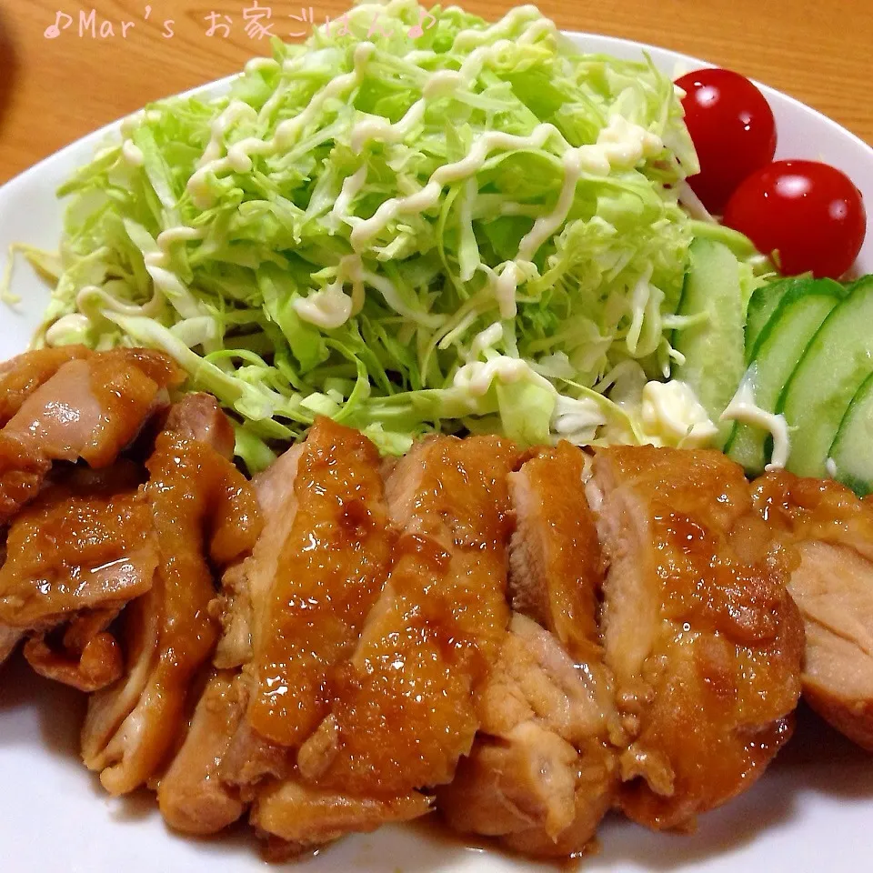 Snapdishの料理写真:照り焼きチキン♪|ma-chanさん