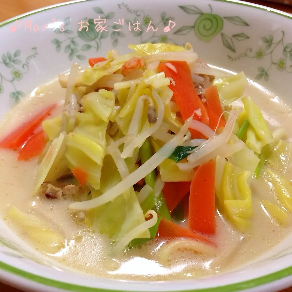 野菜た〜っぷり☆あったかちゃんぽん麺|ma-chanさん