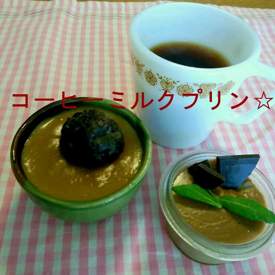 Snapdishの料理写真:コーヒーミルクプリン☆Satukiさん|mickyさん