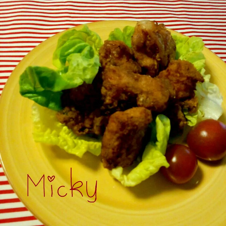 お肉屋さんの唐揚げ☆かな姐さんレシピ|mickyさん