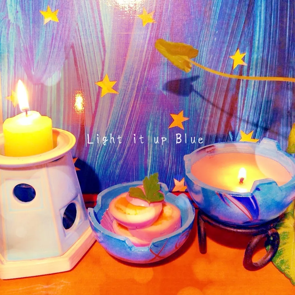 Ｌinaさんの青いたまご♡Light it up Blue|naho_nonaさん