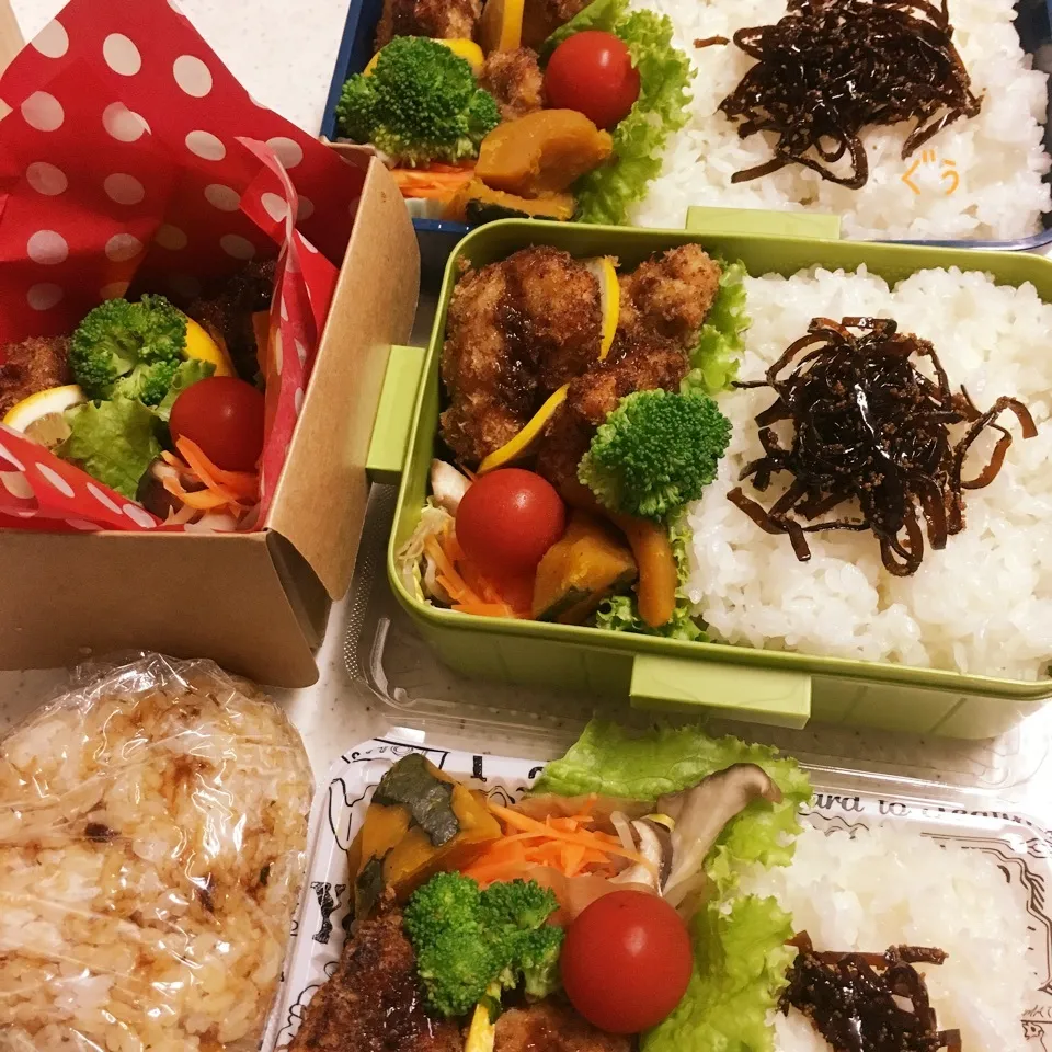 今日のお仕事&学校弁当♪2018.9.6|ぐぅさん