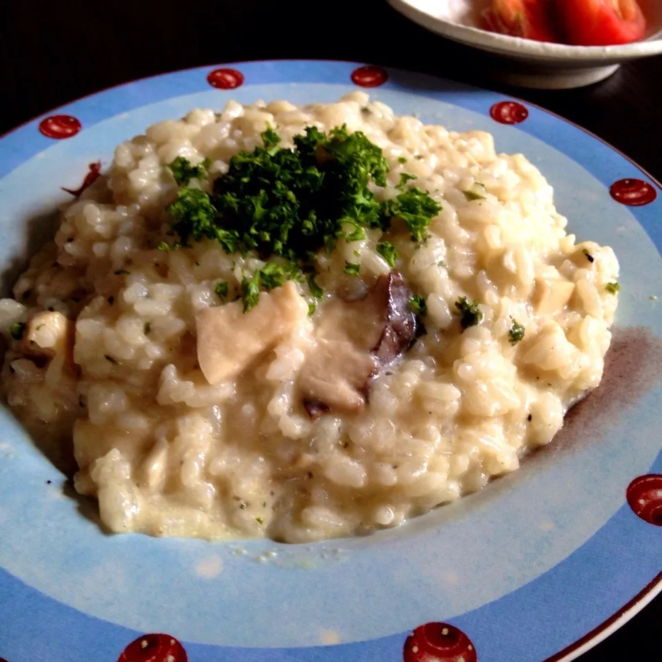 アサリときのこのクリームリゾット|りん＊さん