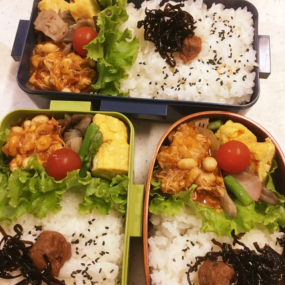 今日のお仕事&学校弁当♪2018.6.18|ぐぅさん