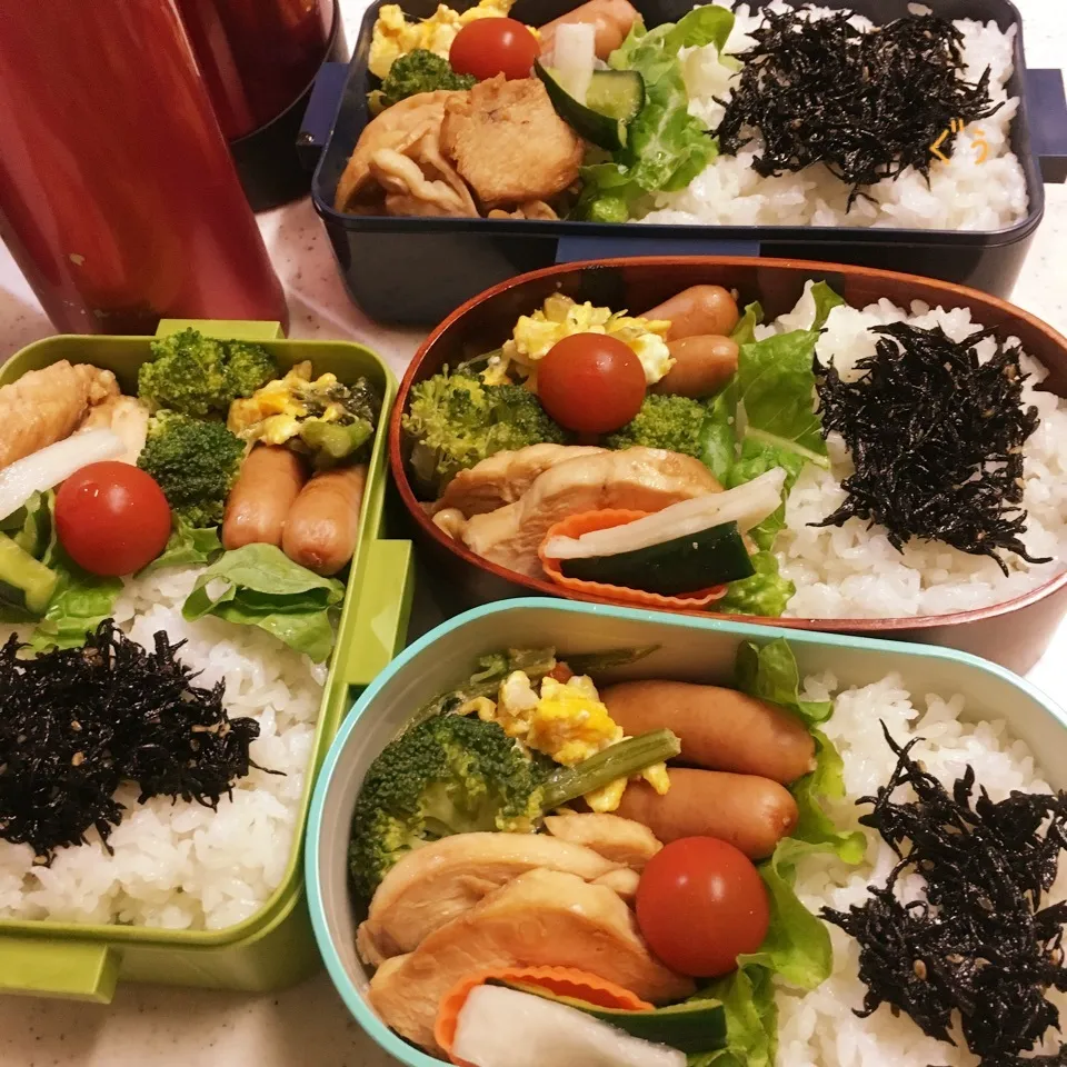 今日のお仕事&学校弁当♪2018.5.7|ぐぅさん