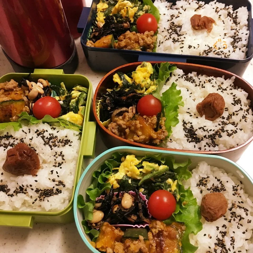 今日のお仕事&学校弁当♪2018.4.16|ぐぅさん