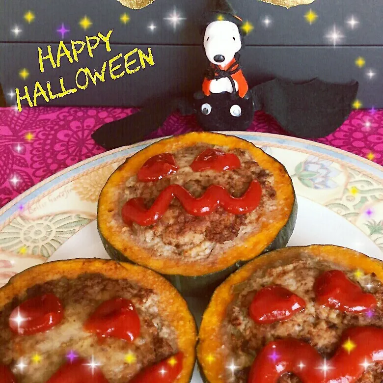 【Thank You ハロウィン祭り】カボチャの肉詰め🎃|ニャーオさん