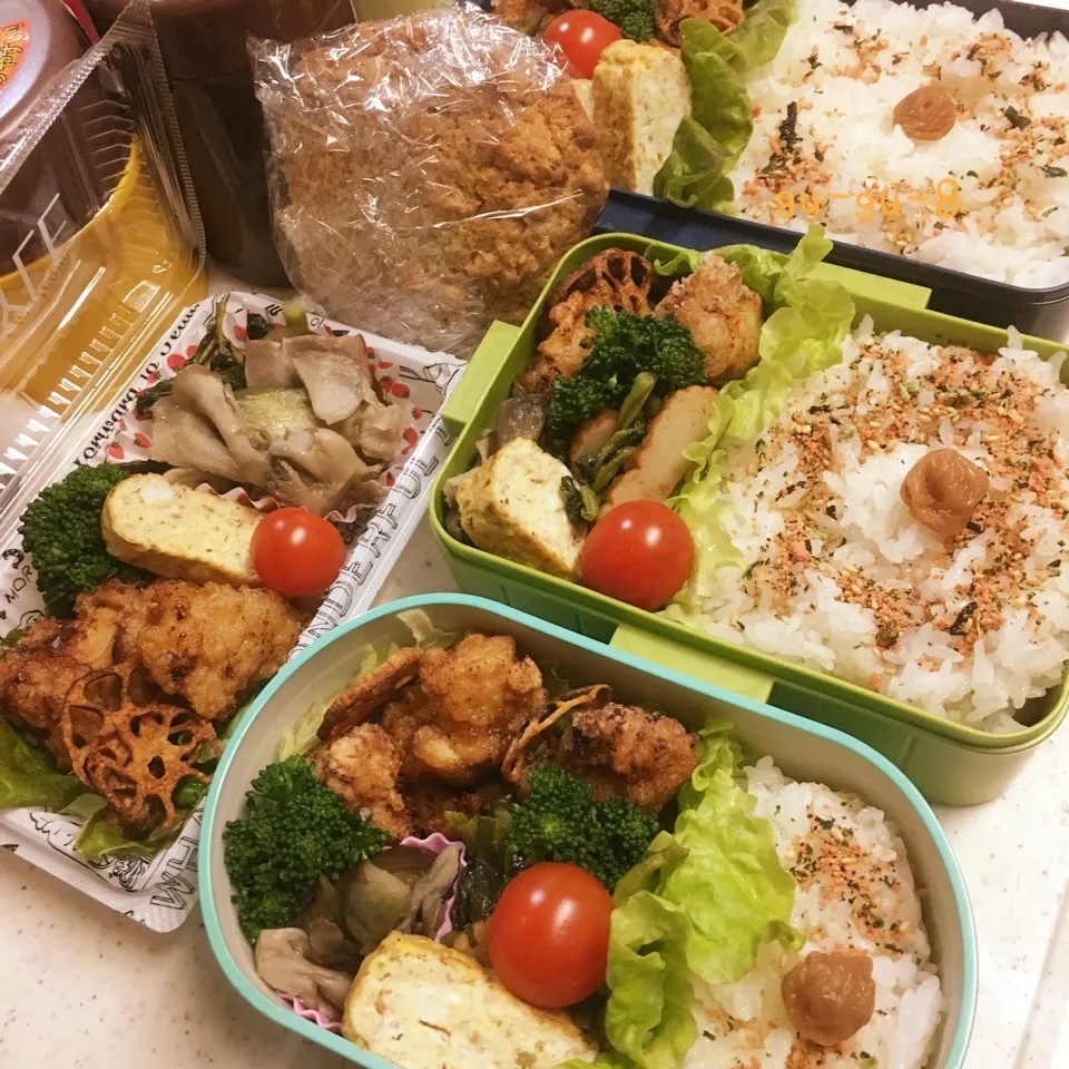 今日のお仕事&学校弁当♪2018.3.15|ぐぅさん