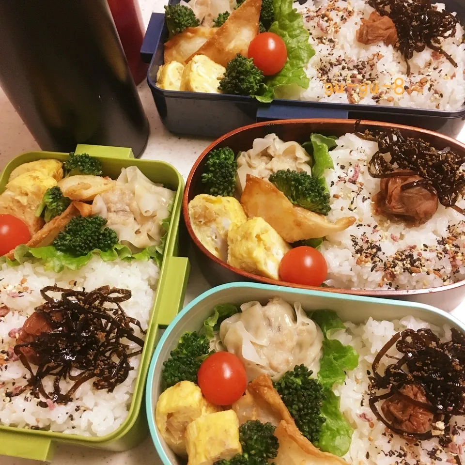 今日のお仕事&学校弁当♪2018.1.22|ぐぅさん