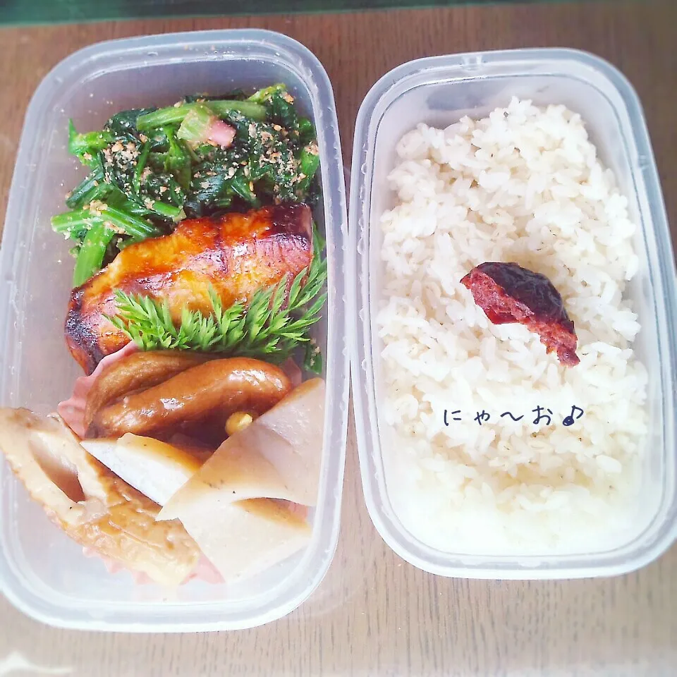 パパのお弁当(*^^*)|ニャーオさん