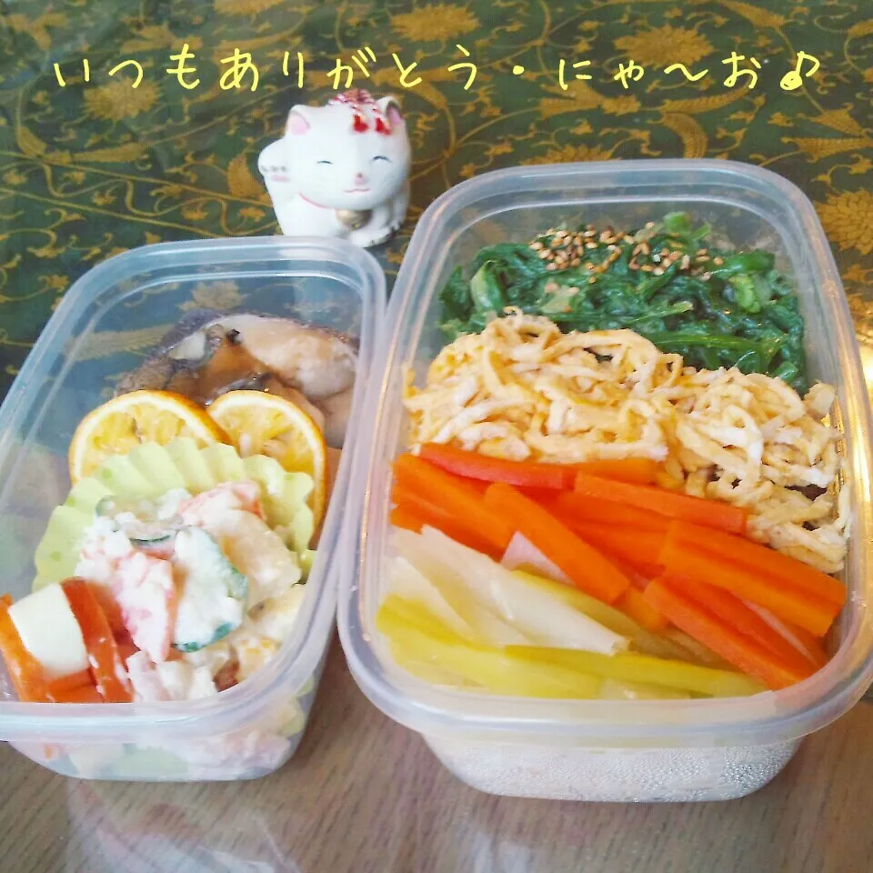 パパのお弁当(*^^*)|ニャーオさん