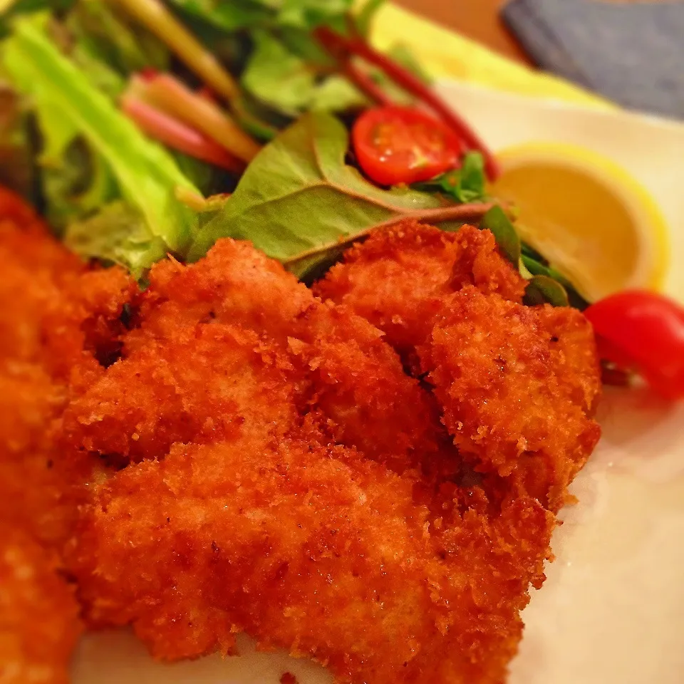 鶏胸肉でジューシーチキンカツ  チーズ風味|りん＊さん