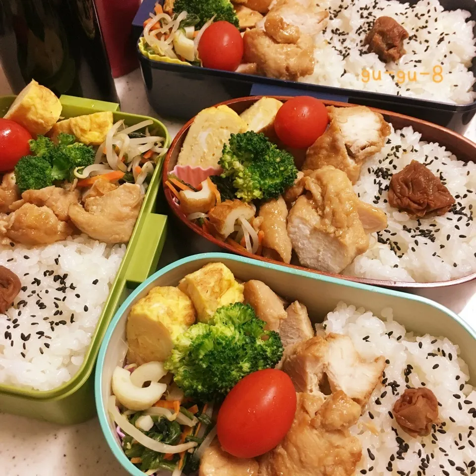 今日のお仕事&学校弁当♪2017.10.16|ぐぅさん