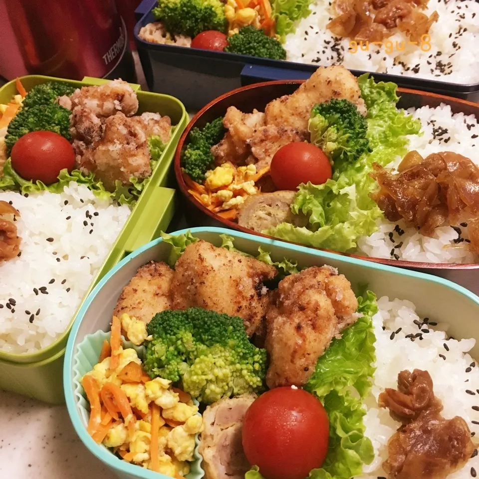 今日のお仕事&学校弁当♪2017.9.22|ぐぅさん