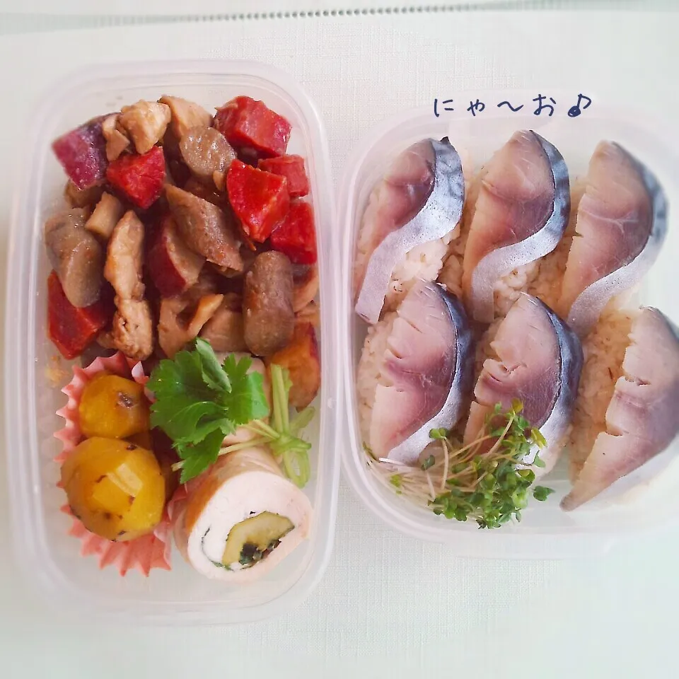 Snapdishの料理写真:パパのお弁当(*^^*)|ニャーオさん