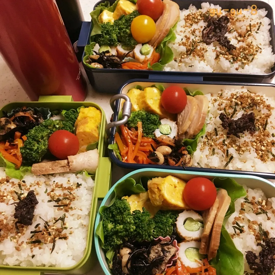 今日のお仕事&学校弁当♪2017.6.19|ぐぅさん