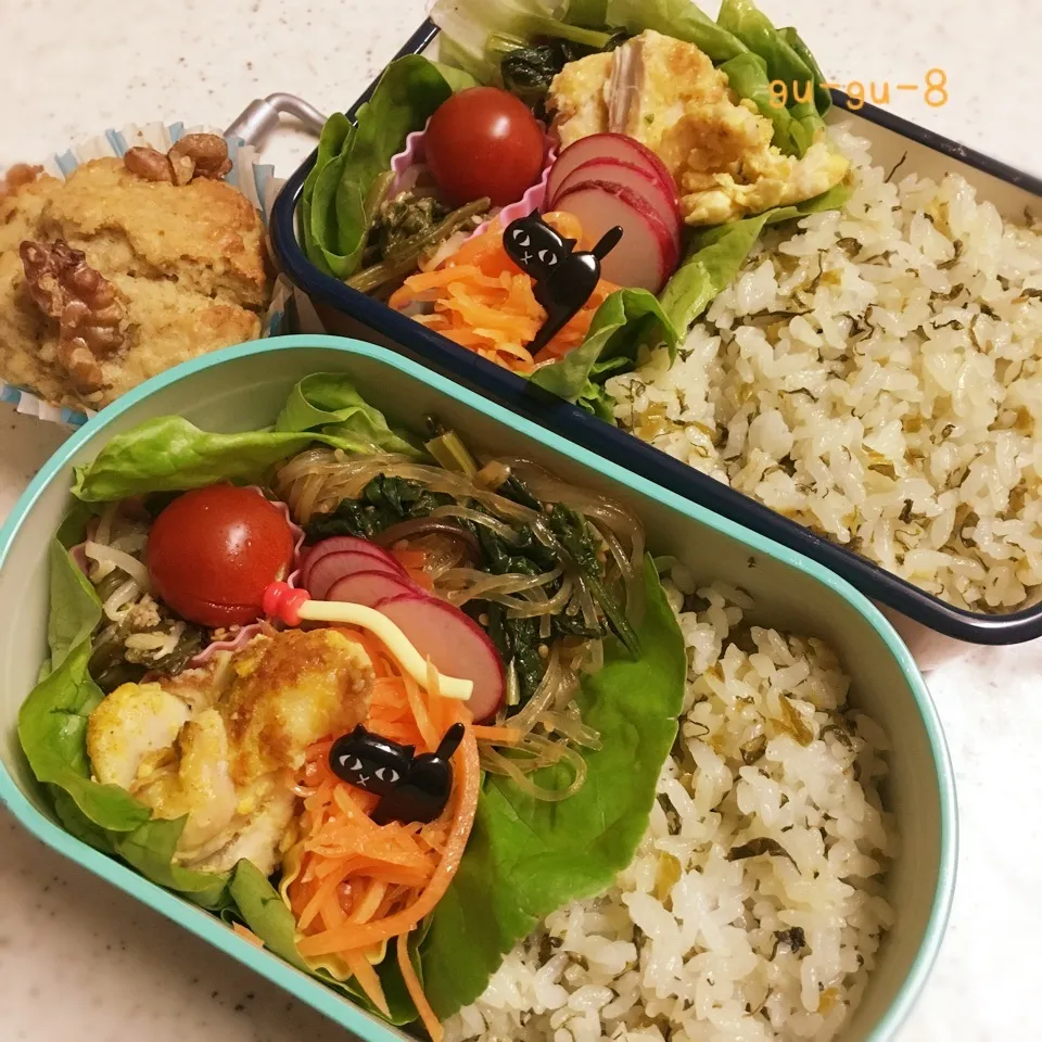 今日のお仕事&学校弁当♪|ぐぅさん