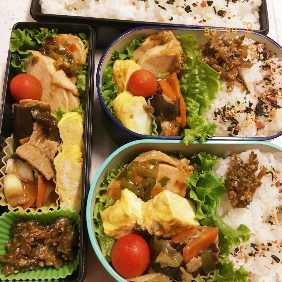 今日のお仕事&学校弁当♪|ぐぅさん