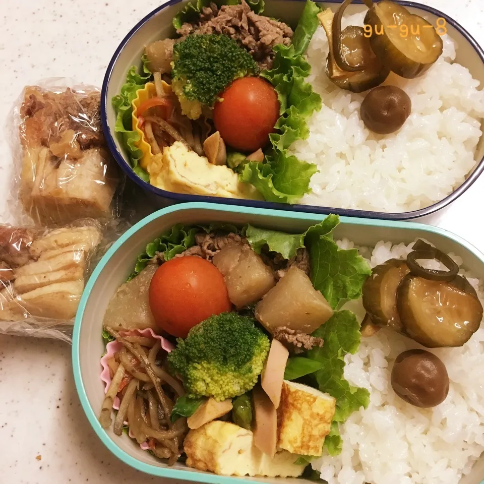 今日のお仕事＆学校弁当♪|ぐぅさん