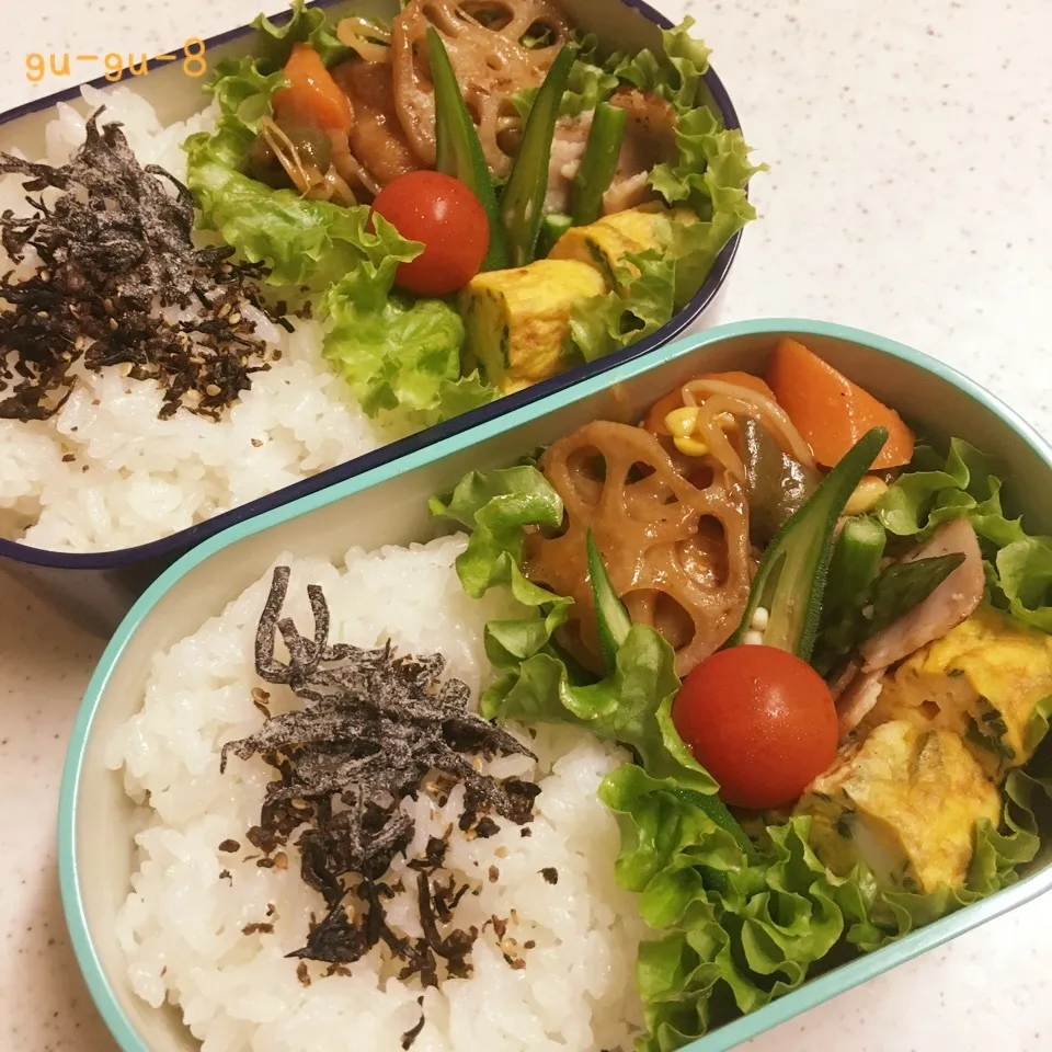 今日のお仕事＆学校弁当♪|ぐぅさん