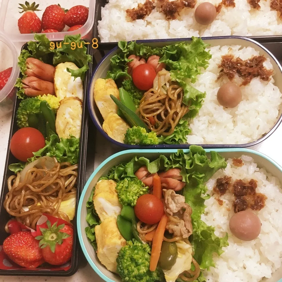 今日のお仕事&学校弁当♪|ぐぅさん