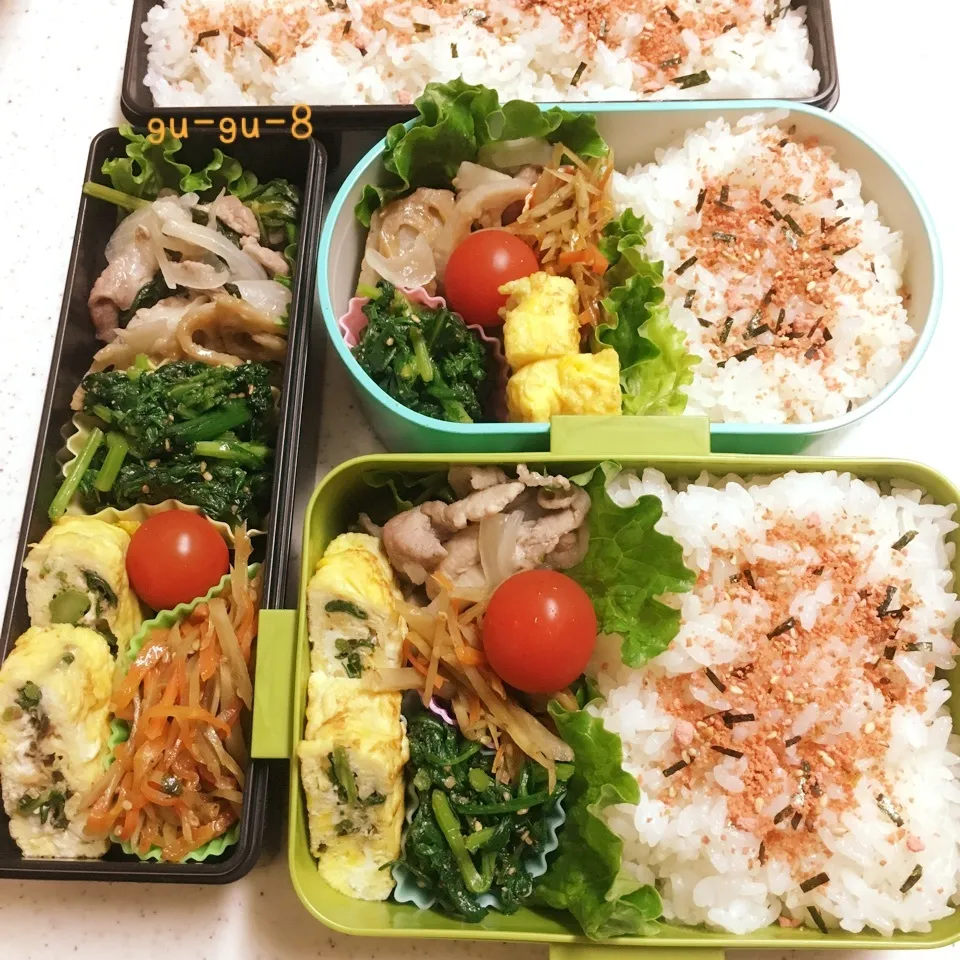 Snapdishの料理写真:今日のお仕事&留守番弁当♪|ぐぅさん