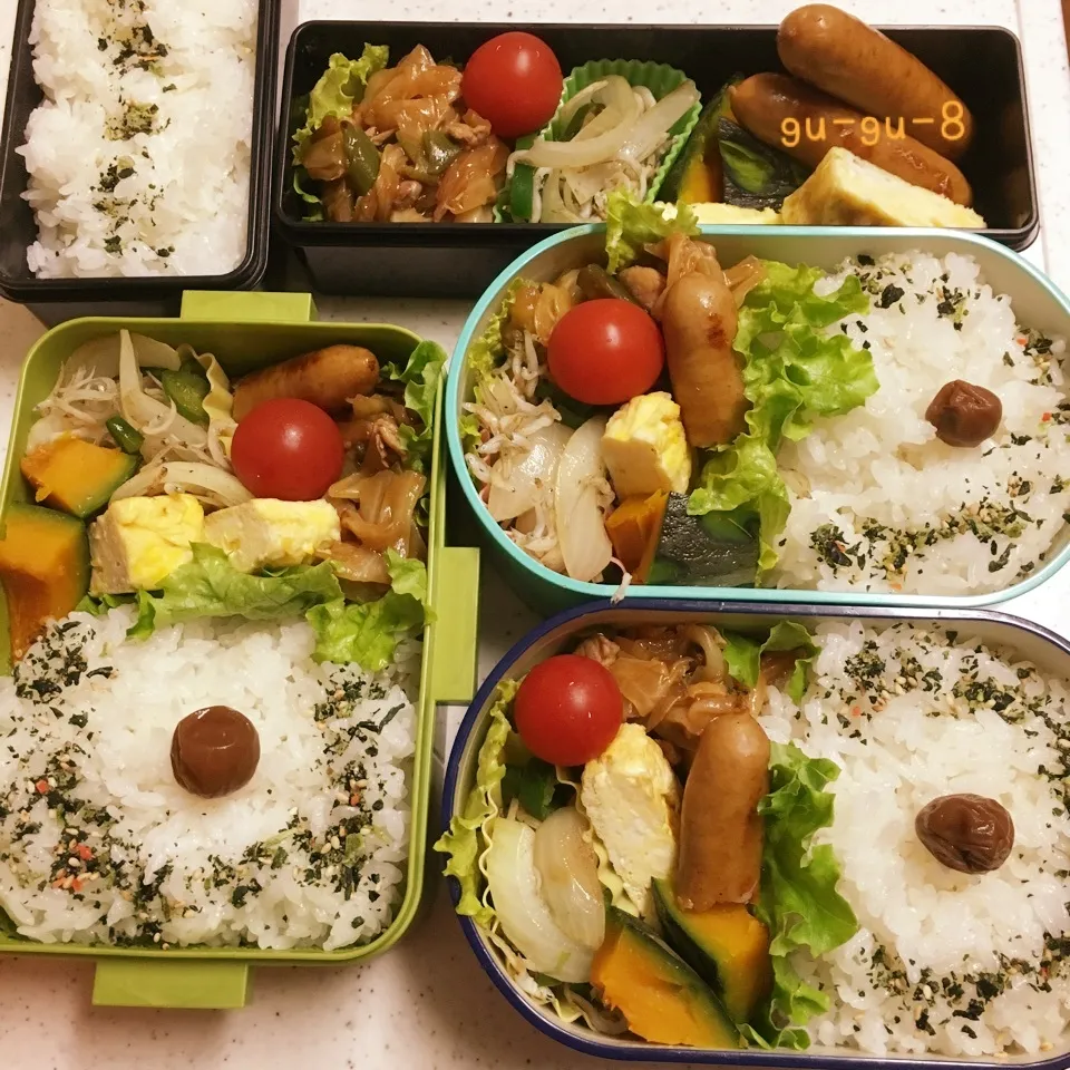 今日のお仕事&学校&留守番弁当♪|ぐぅさん