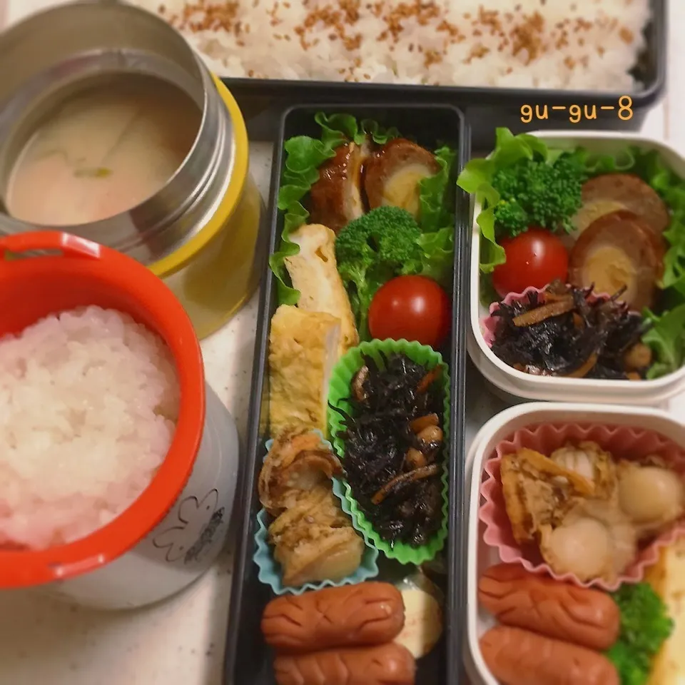 今日のお仕事&学校弁当♪|ぐぅさん