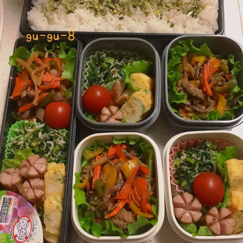 今日のお仕事&学校弁当♪|ぐぅさん