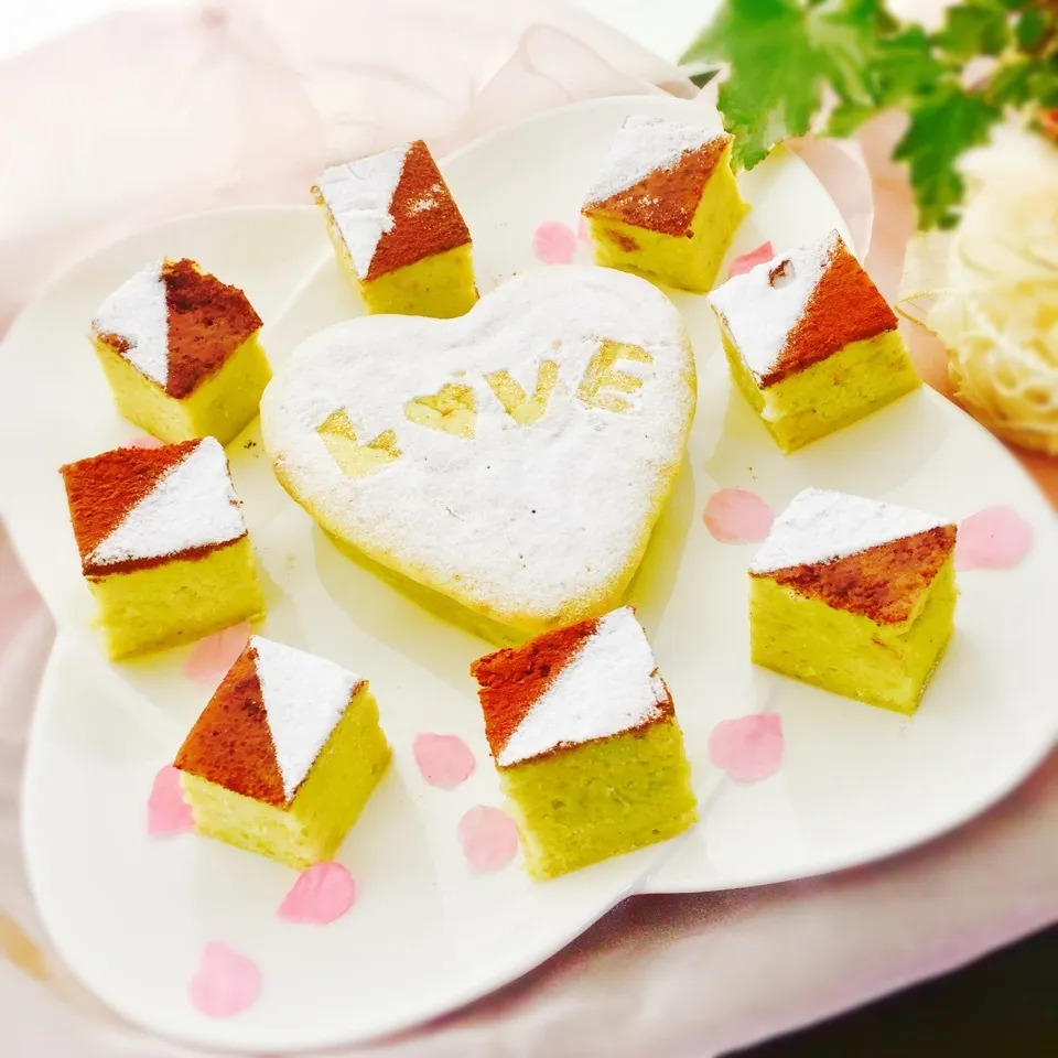 お餅とあんこでバレンタインケーキ♡|Tomokoさん