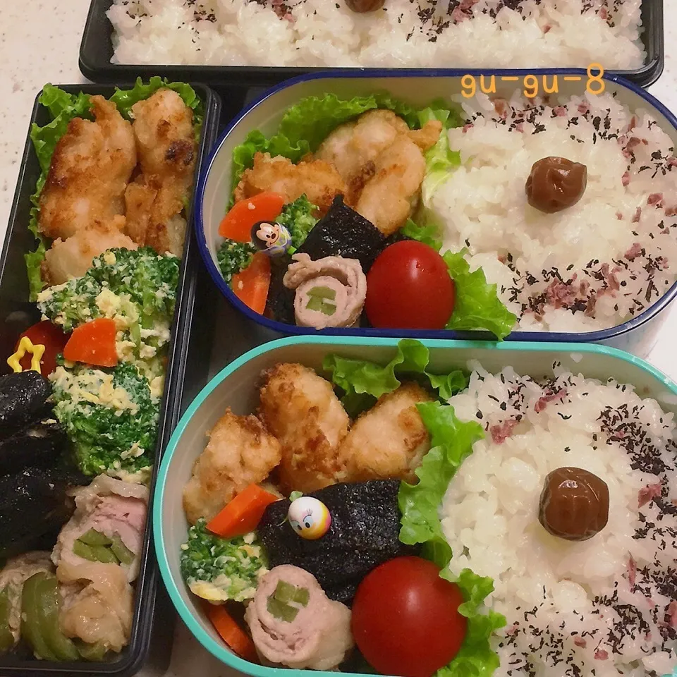 今日のお仕事&学校弁当♪|ぐぅさん