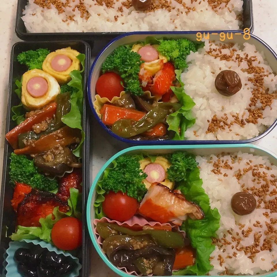 今日のお仕事&学校弁当♪|ぐぅさん