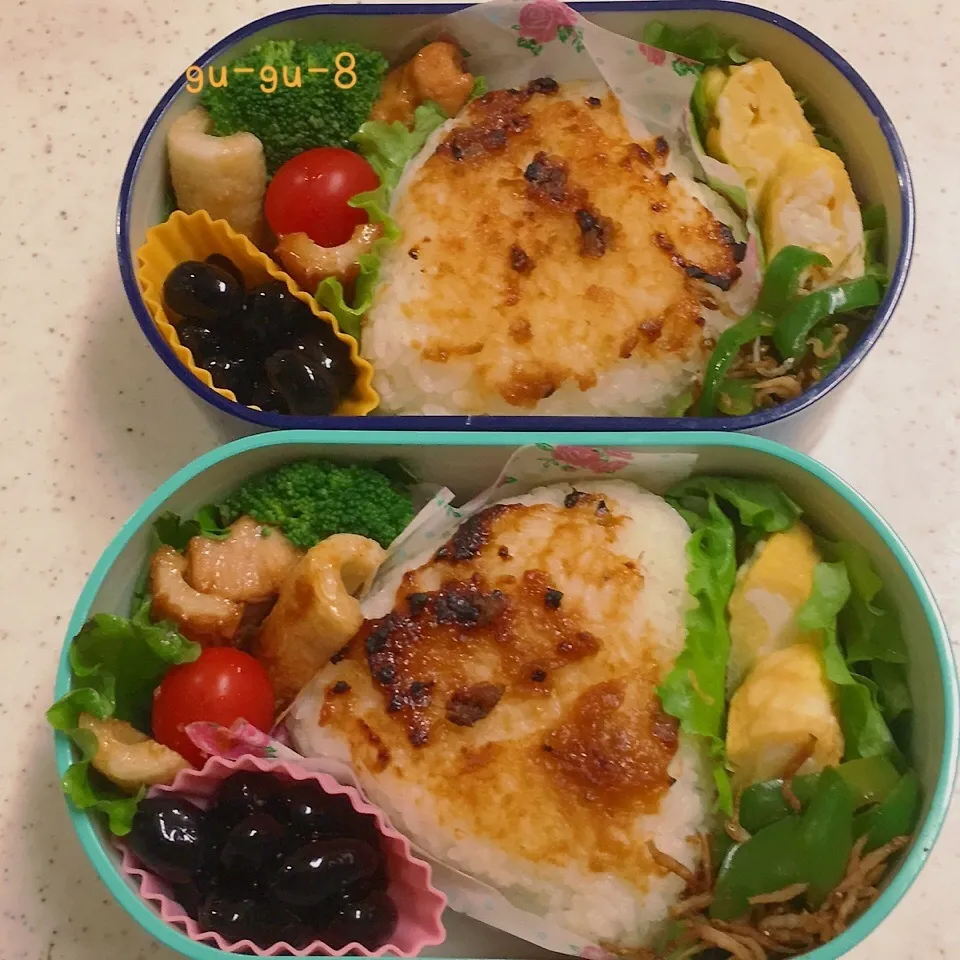 Snapdishの料理写真:今日のお仕事&学校弁当♪|ぐぅさん