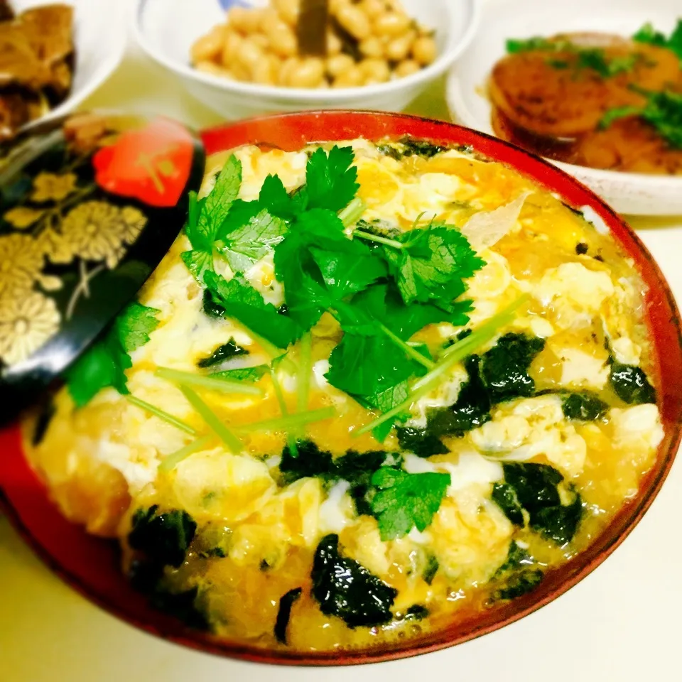 豆腐と焼き海苔の揚げ玉丼|Tomokoさん