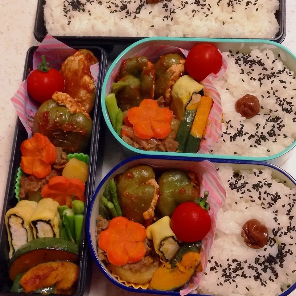 今日のお仕事＆学校弁当♪|ぐぅさん