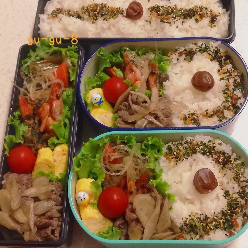 今日のお仕事＆学校弁当♪|ぐぅさん