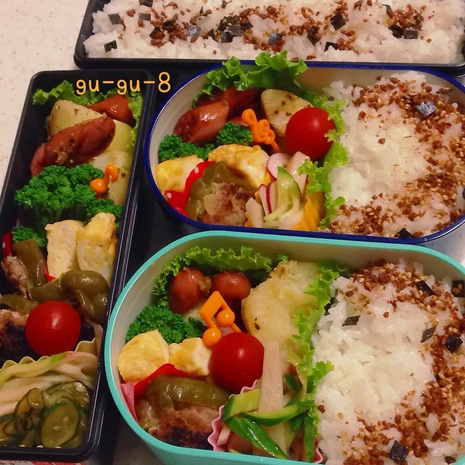 今日のお仕事＆学校弁当♪|ぐぅさん