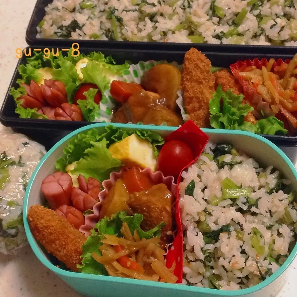 今日のお仕事＆学校弁当♪|ぐぅさん