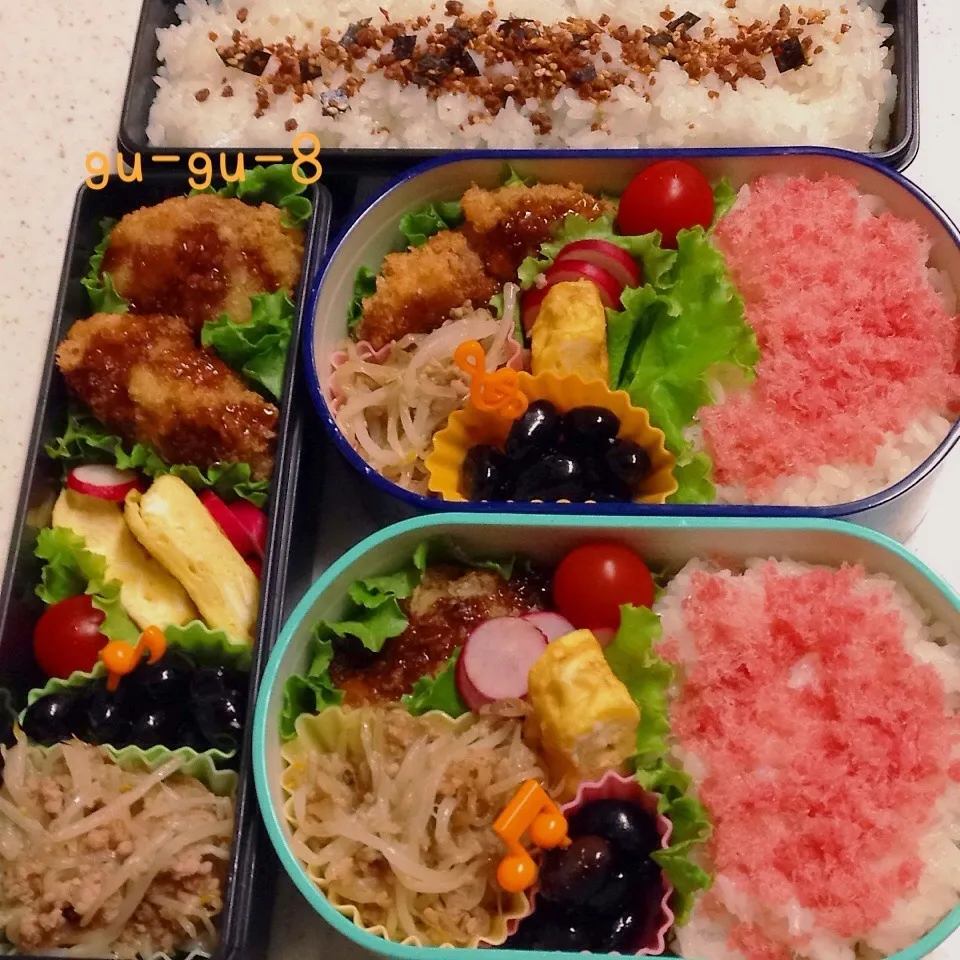 今日のお仕事＆学校弁当♪|ぐぅさん