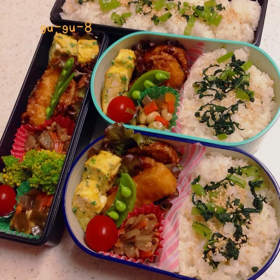 今日のお仕事＆学校弁当♪|ぐぅさん