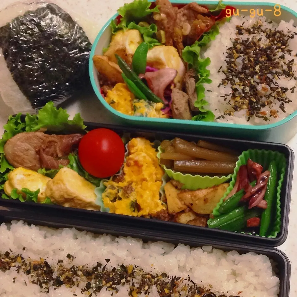 今日のお仕事＆学校弁当♪|ぐぅさん