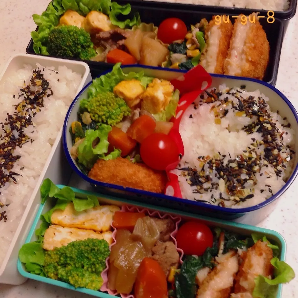 今日のお仕事安堵学校弁当♪|ぐぅさん