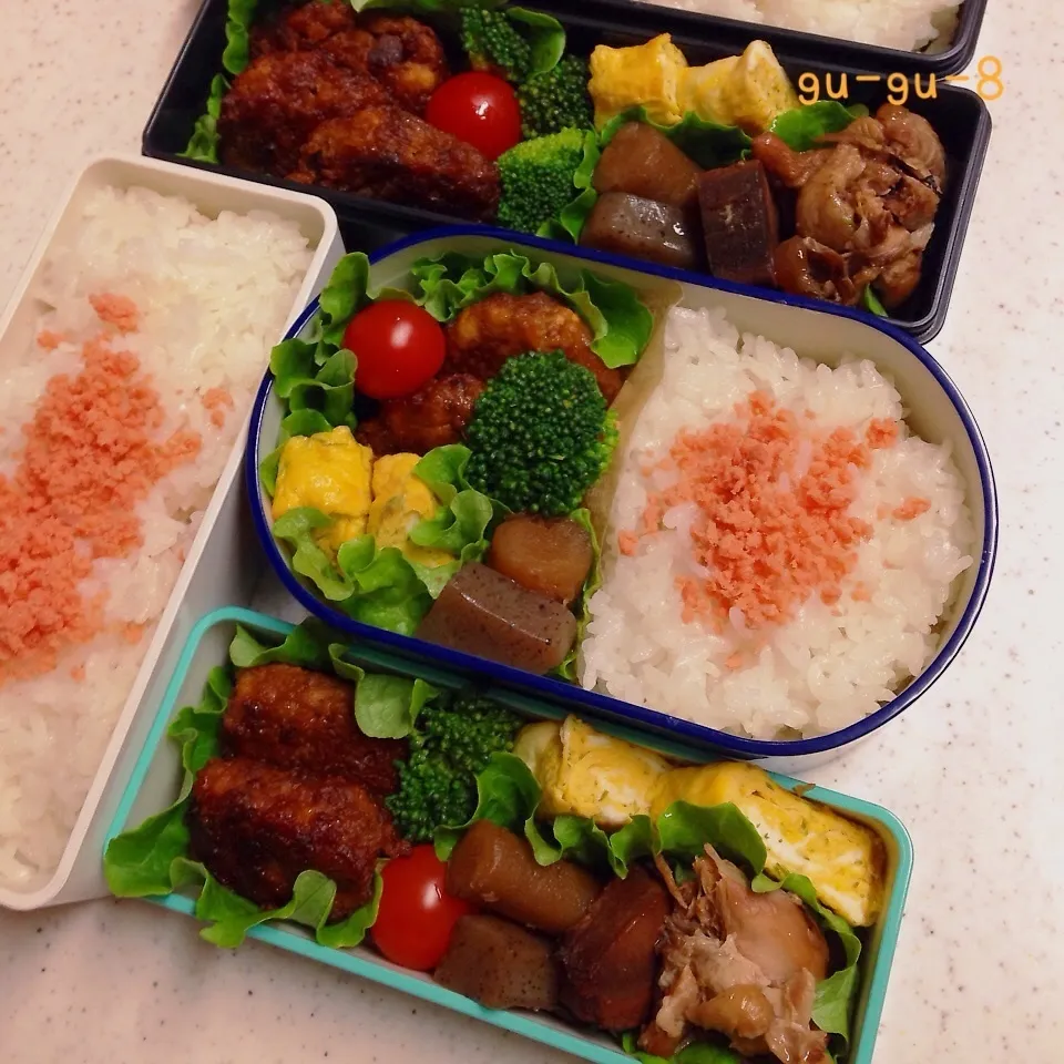 今日のお仕事＆学校弁当♪|ぐぅさん