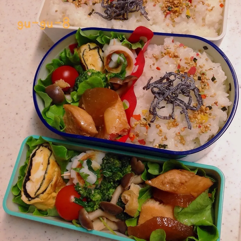 今日のお仕事＆学校弁当♪|ぐぅさん